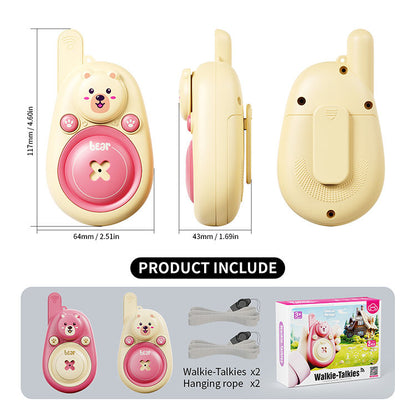 Bear Walkie Talkie Toddler Kids Long Range Toy Best Return Gift