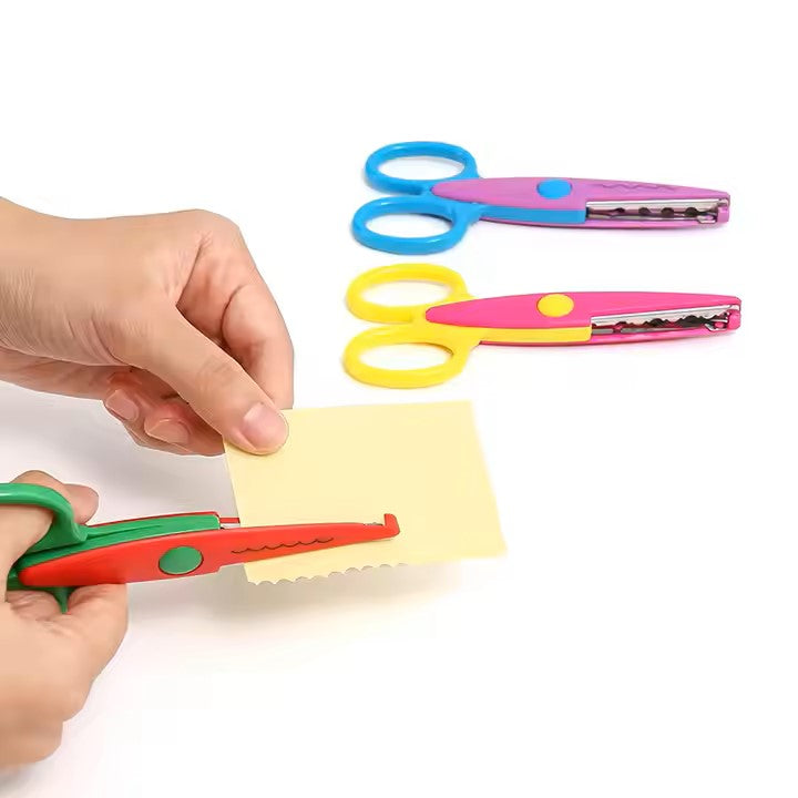 High-Quality Zigzag Craft Scissors for Kids – DIY Decorative Paper Edge Cutting Tool