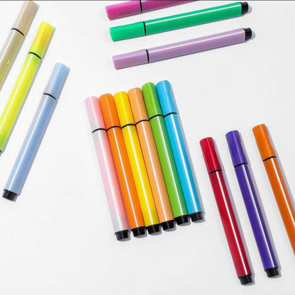 36 Color Triangular Watercolor Pen Set – Washable DIY Art Markers