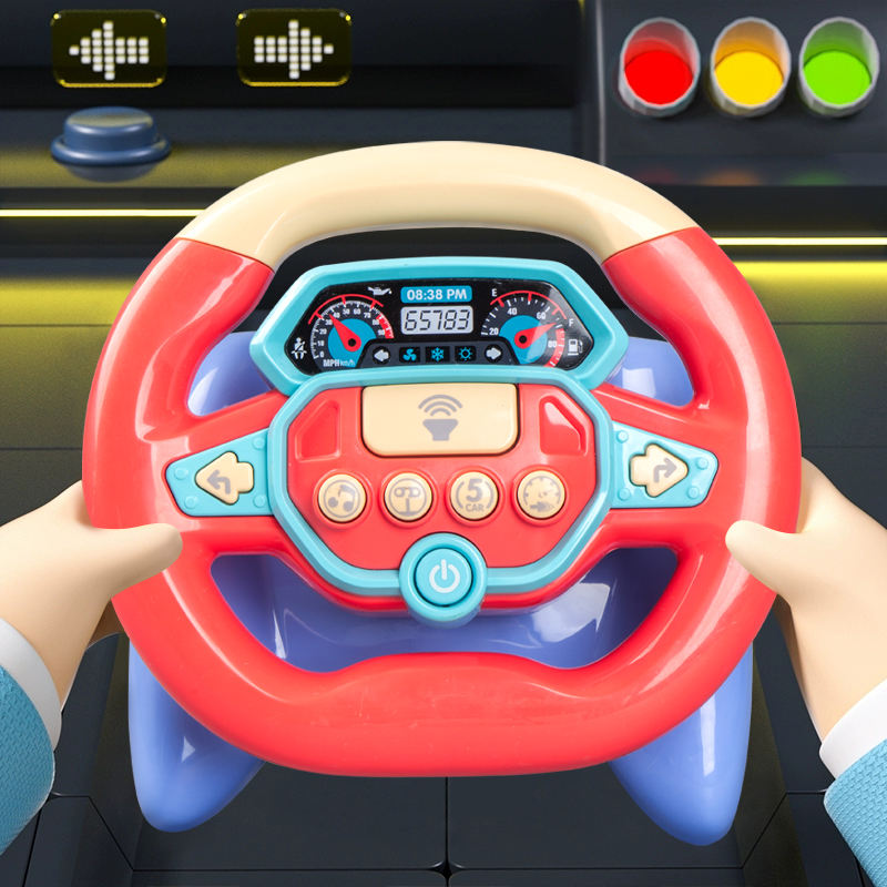 Steering Wheel Toy with Music & Lights | Toddler Fun 18M+