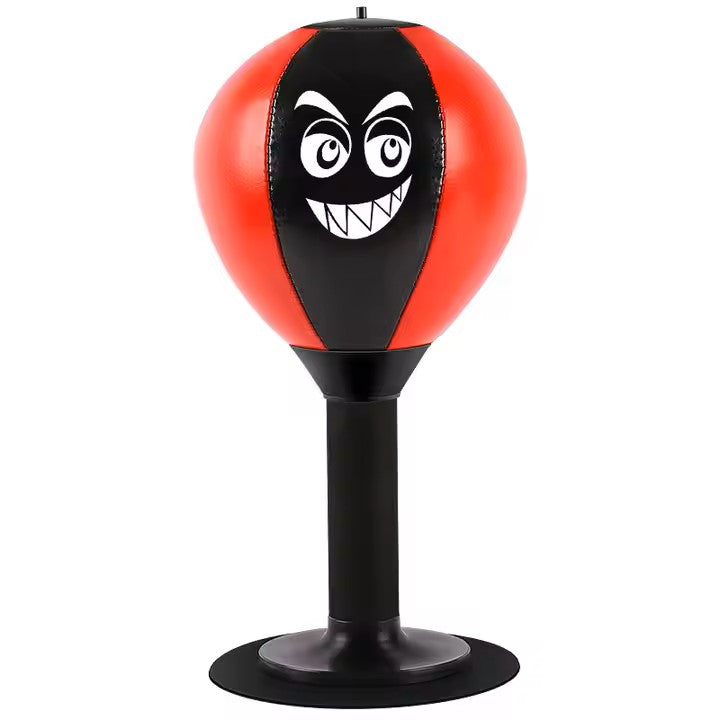 Boxing Mini Punching Bag Desk Toy Interactive Game Kids & Adult Stress Relief Speed Ball