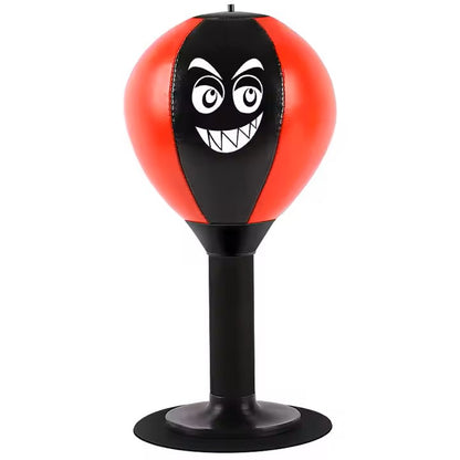 Boxing Mini Punching Bag Desk Toy Interactive Game Kids & Adult Stress Relief Speed Ball