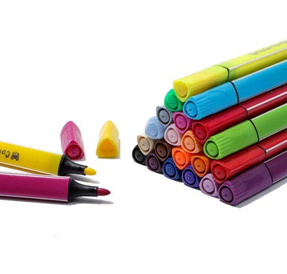 36 Color Triangular Watercolor Pen Set – Washable DIY Art Markers