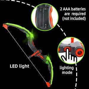 Archery Kit for Kids with LED Flash