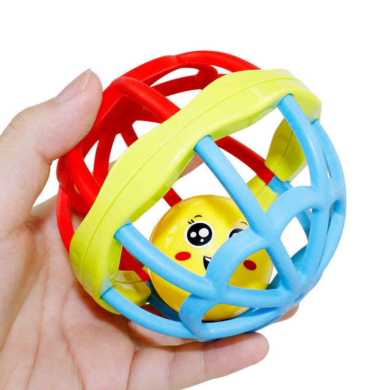 Baby Rattle Ball – Soft Sensory Grasp Toy for Infants Ages 3 Months+