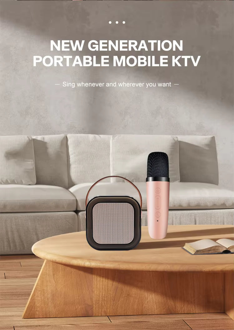 Wireless Karaoke Speaker – Mic Included for Kids & Parties