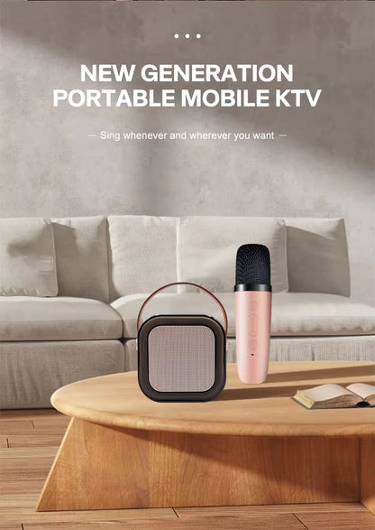 Wireless Karaoke Speaker – Mic Included for Kids & Parties