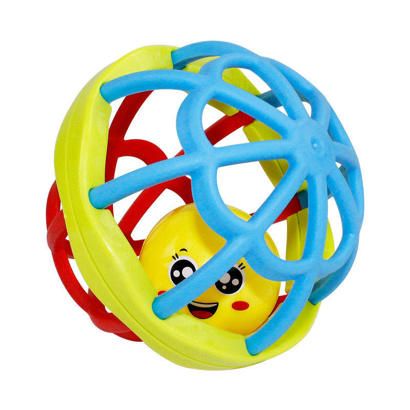 Baby Rattle Ball – Soft Sensory Grasp Toy for Infants Ages 3 Months+