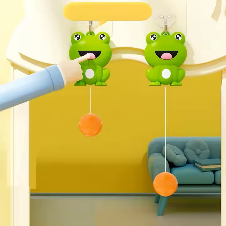 Frog Design Hanging Table Tennis Ping Pong Set: A Fun and Playful Companion for Kids