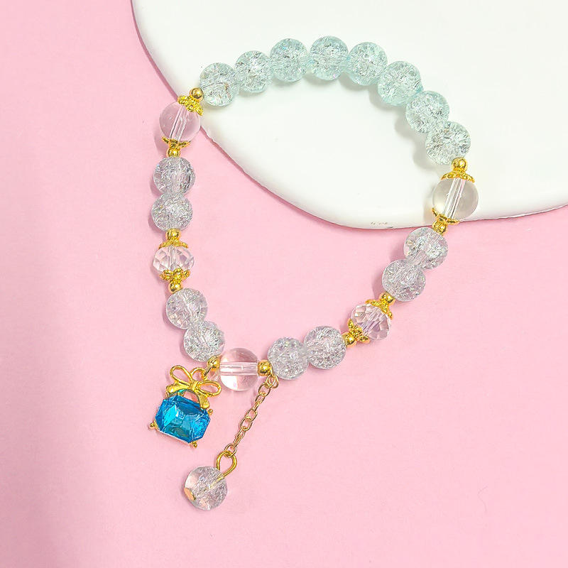 Star Moon Cloud Flower Glass Bracelets for Girls – Cute Jewelry Set