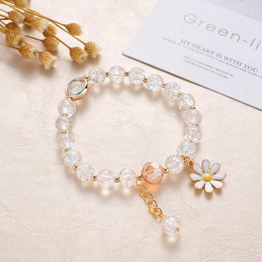 Star Moon Cloud Flower Glass Bracelets for Girls – Cute Jewelry Set