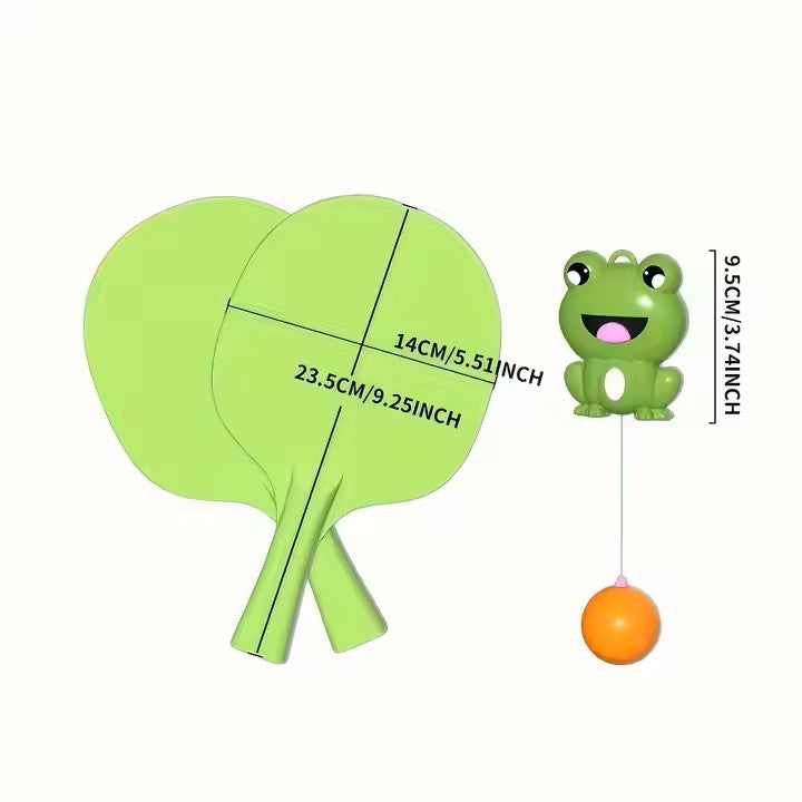 Frog Design Hanging Table Tennis Ping Pong Set: A Fun and Playful Companion for Kids