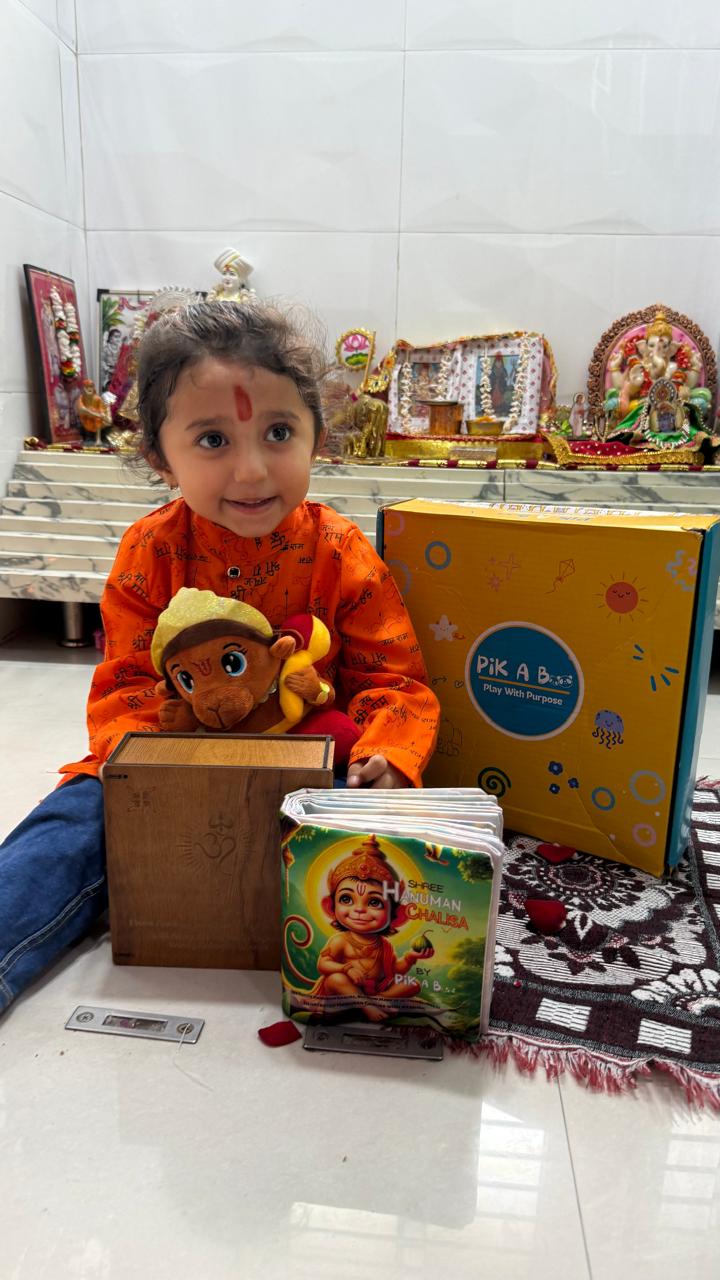 🕉️English Hanuman Chalisa Cloth Book for Kids & Adults | With Meaning | Tear-Free & Hand Washable | Gift of Devotion 🎁
