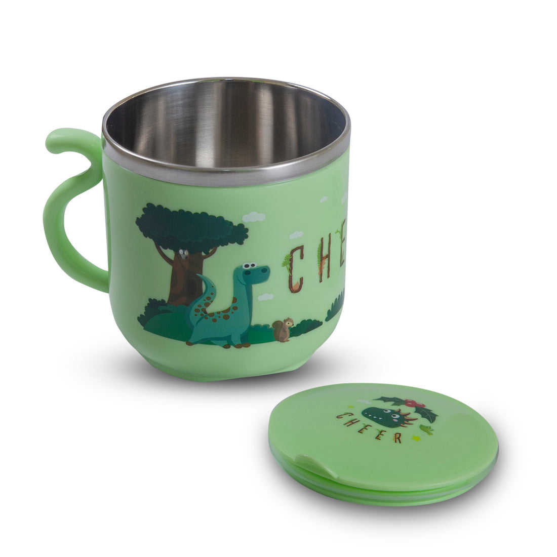 Cute Steel Cups/Mugs with Lids
