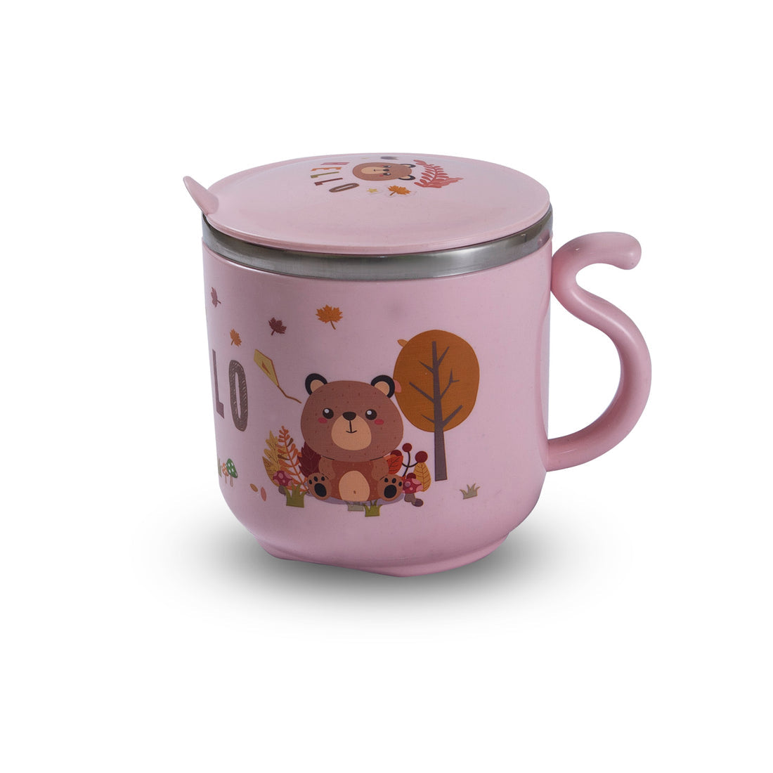 Cute Steel Cups/Mugs with Lids