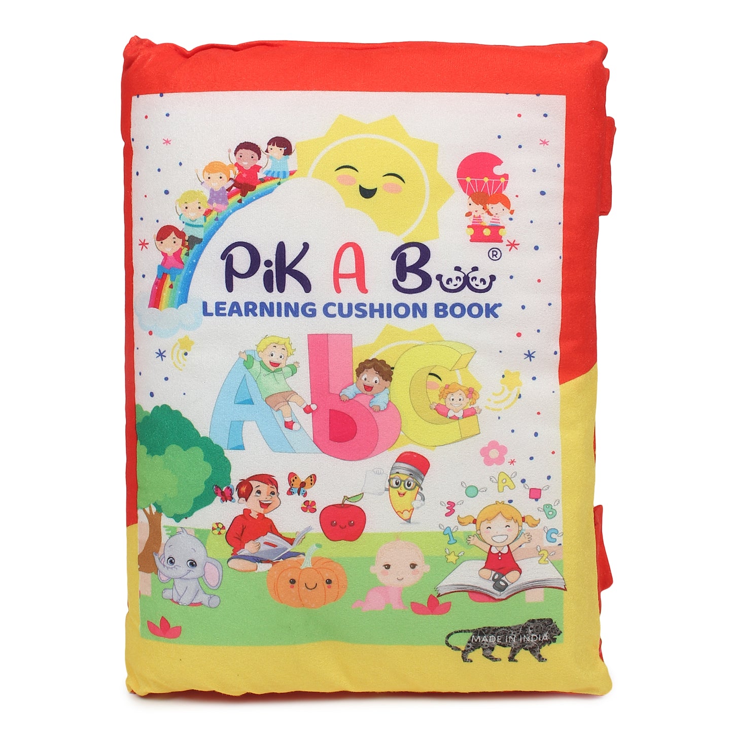 PiK A BOO Red Learning Cushion Book Level 1 with English Rhymes
