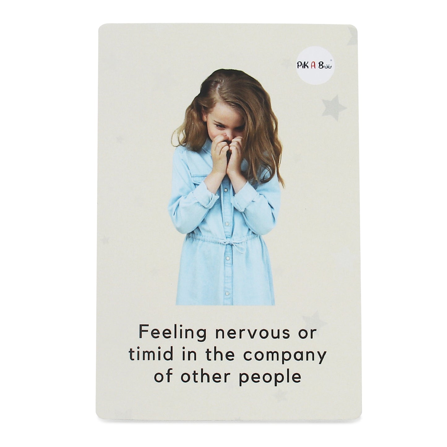 PiK A BOO Emotions and Feelings Flashcard For Kids, Toddlers, Babies | Early Learning Picture Flashcard | Preschool Educational Study Material