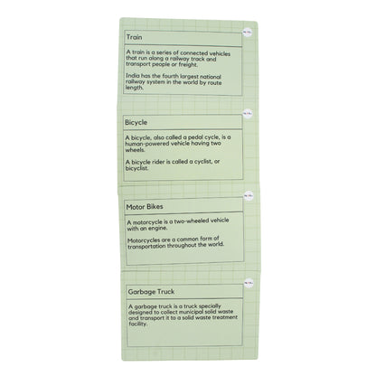 PiK A BOO Vehicle Flash Cards – Early Learning for Kids & Toddlers (Set of 18)
