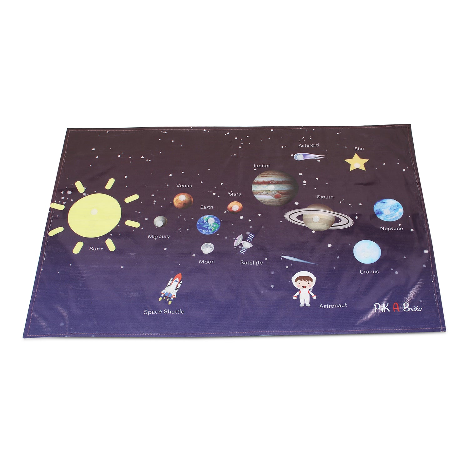 PiK A BOO Solar System Activity Mat For Kids, Children, Baby approx 91*60 cm