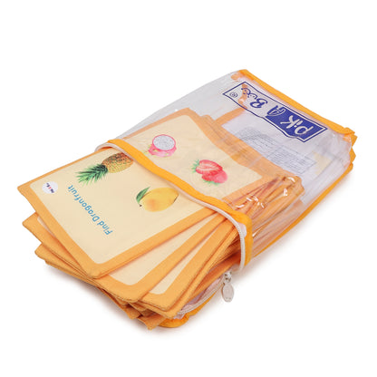 PiK A BOO Cloth Fruits Flash Cards l Kids Early Learning l Brain Development Study Material for Preschoolers and Kindergarten