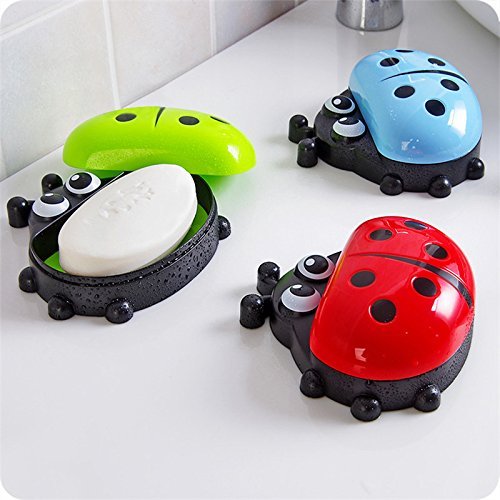 Insect Soap Dish Case – Bathroom Storage & Drain Holder