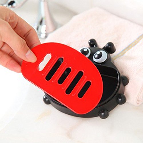 Insect Soap Dish Case – Bathroom Storage & Drain Holder