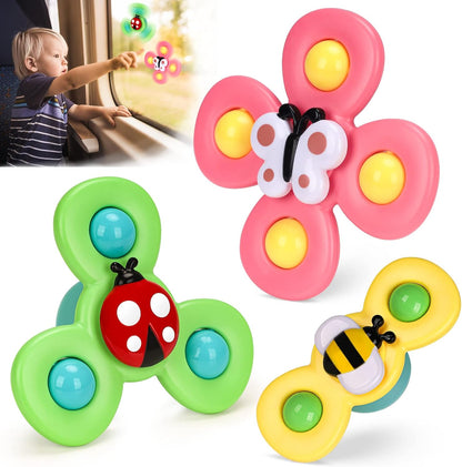 Insect Suction Spinner Bath Toy – Fun & Engaging Water Play for Kids (Set of 2)