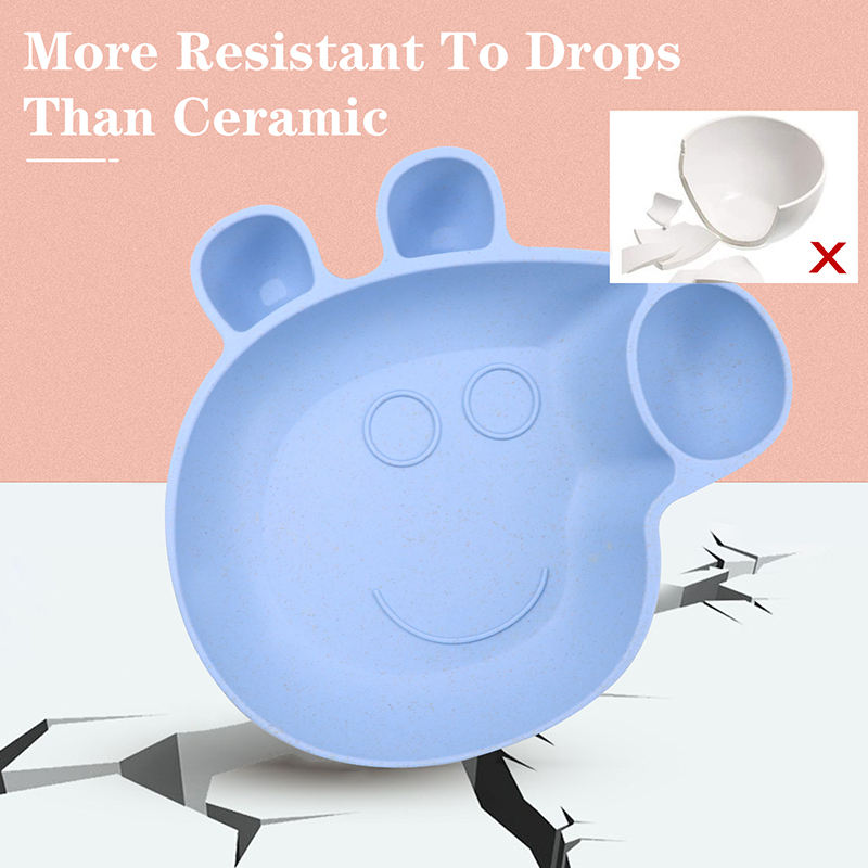 Kids’ Wheat Straw Tableware Set – Eco Dining Kit with Spoon, Fork & Chopsticks