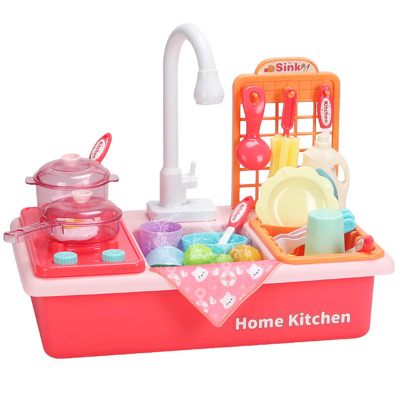 Kitchen Sink Made In India 🇮🇳 Pretend Play Dishwasher with Running Water for Kids