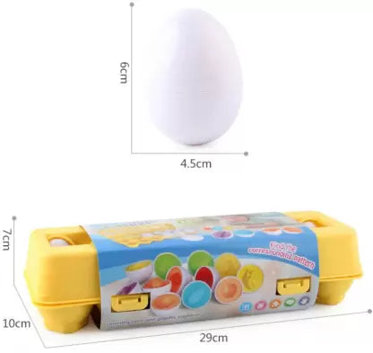 Matching Eggs Shapes Theme Brain Developing Educational Toys for Kids