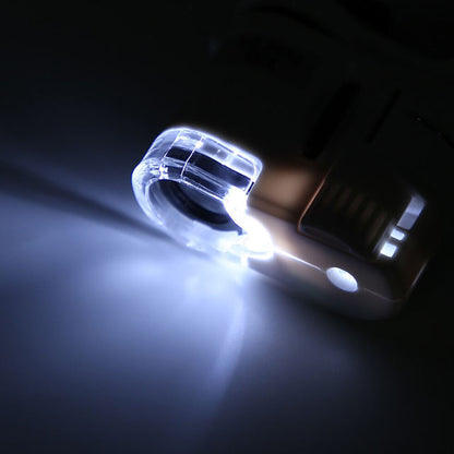 60X Clip-On Phone Microscope | LED & UV Light STEM Tool for Coins, Plants & Micro Observation