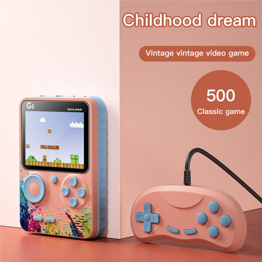 Mini Retro Game Console – 666 in 1 Handheld TV Plug & Play