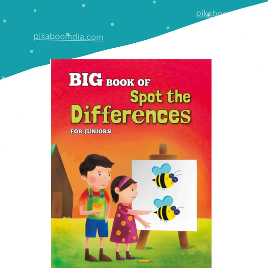 Big Book of Spot the Differences for Juniors: Fun Brain-Building Puzzles for Kids 👀🧩