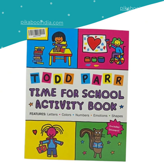 Time for School Activity Book – Colors, Numbers & Shapes