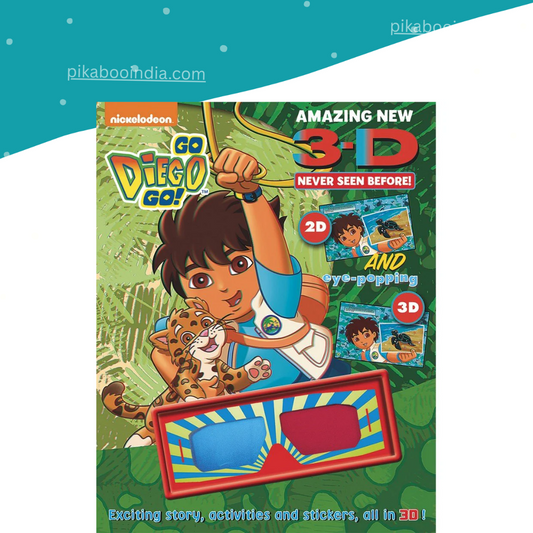 Nickelodeon Go Diego Go 3D Eye-Popping Kids Book