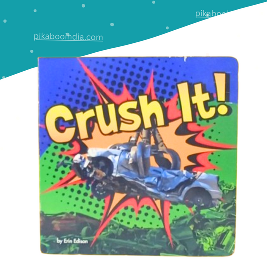 Interactive Board Book  Crush It– Lift-the-Flap & Pull-Tab Pages