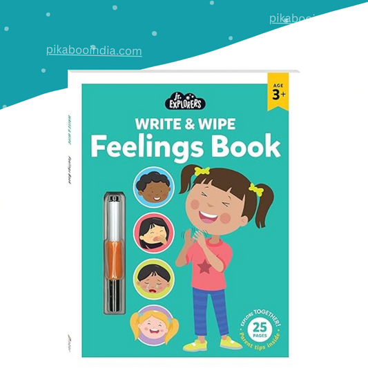 Junior Explorers Write & Wipe – Feelings Learning Book