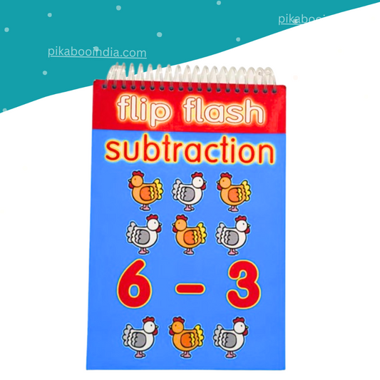 Flip Flash Subtraction Cards – Fun Math Learning for Kids