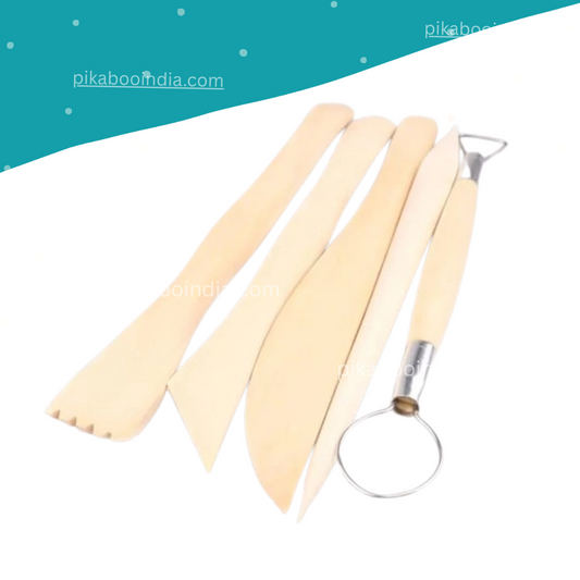 Wooden Clay Tool Kit – DIY Pottery & Ceramic Craft Set