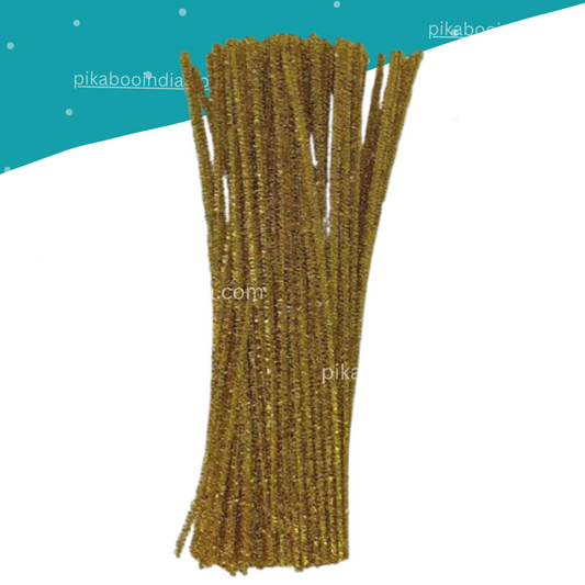 Glitter Craft Pipe Cleaners – 50-Pack Sparkly Stems for DIY Arts & Kids’ Crafts