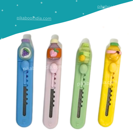 Quirky Craft Cutter Knife – Retractable for Kids & Adults