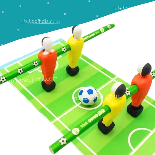 Football Stationery Set – Pencil, Eraser & Ruler Kit