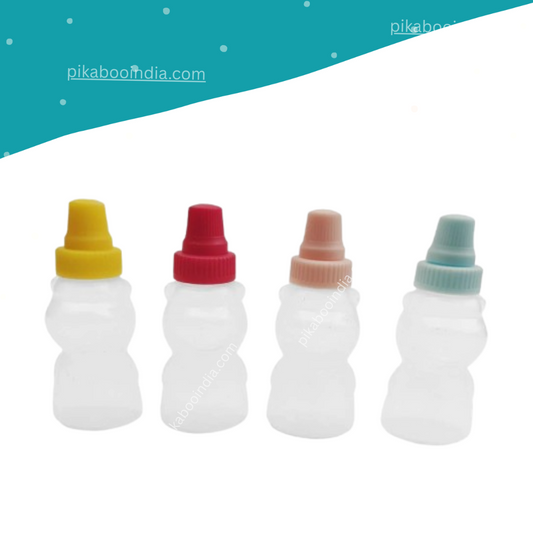 Mini Ketchup Squeeze Bottles – 4-Pack with Funnel for Kids’ Fun & Mess-Free Cooking