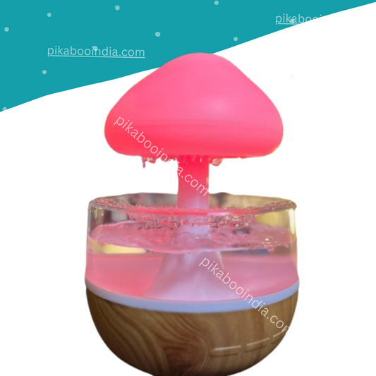 Rain Cloud Relaxing Raindrop Sound and Light, Multiple Color Changing