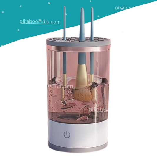 Electric Makeup Brush Cleaner – Hands-Free Automatic Spinner for Fast Deep Cleaning