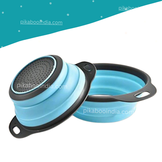 Collapsible Basket with Handles – Folding Kitchen Strainer