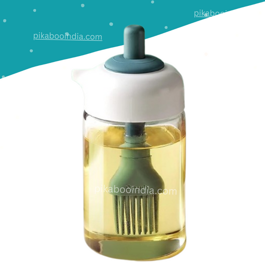 Two-in-One Olive Oil Dispenser Jar – Pour & Store Easily