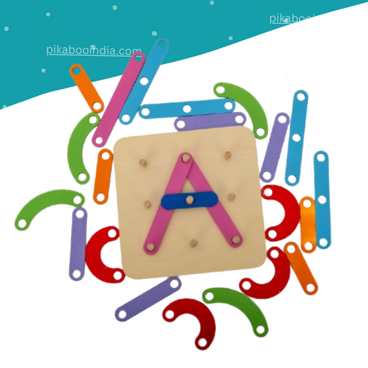 Wooden 100 Collage Change Puzzle Toy – Creative Brain Fun