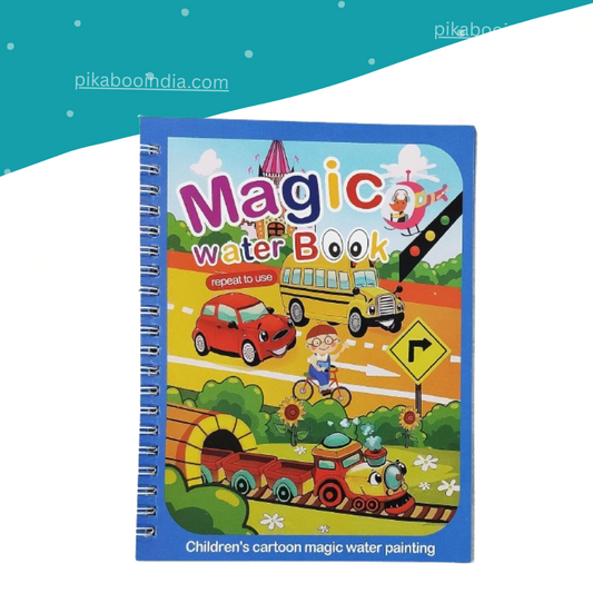 Water Magic Book – Writing & Coloring | Travel-Friendly Fun