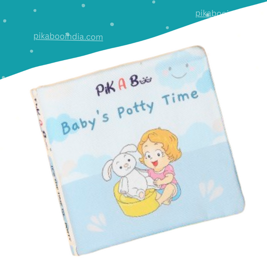 Baby’s Potty Time Cloth Book – Interactive Training Fun